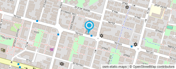 מפת הגעה אל עו"ד גינזבורג אסף