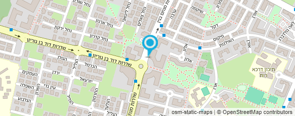 מפת הגעה אל ד"ר שגיא יוספסברג בן יהושע