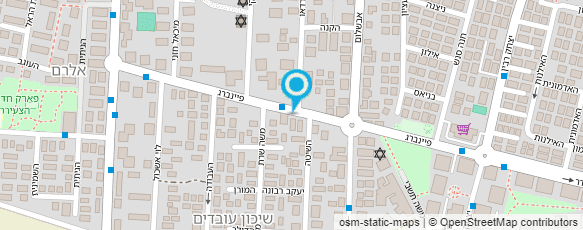 מפת הגעה אל אלכס שוחט-עיצוב שיער