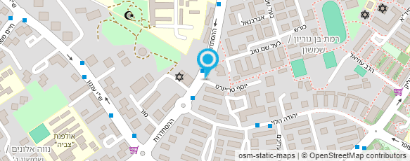 מפת הגעה אל ד"ר ויקטוריה שוחט-רופאת נשים