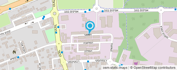 מפת הגעה אל א.ב אוהלים-השכרת ציוד לארועים