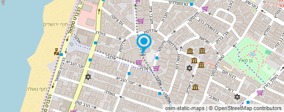 מפת הגעה אל קרן חינוך ארה"ב ישראל