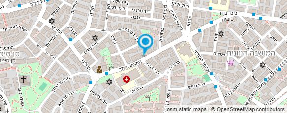מפת הגעה אל סטודיו לצילום ערן צדוק