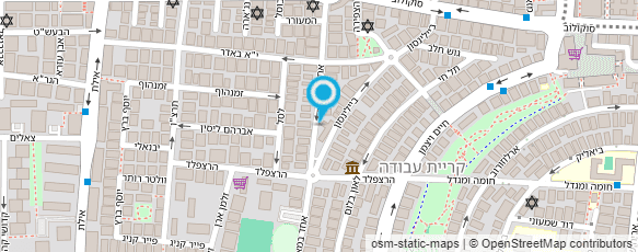 מפת הגעה אל עו"ד חביב שרמן אתי