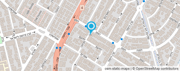 מפת הגעה אל מכון יופי מרינה קוגן