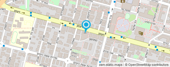 מפת הגעה אל cofix - משרדים