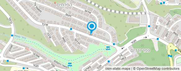 מפת הגעה אל הירשפילד אבי סטודיו לצילום