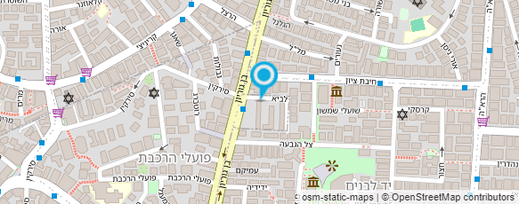 מפת הגעה אל עליה עבודות גובה וסנפלינג