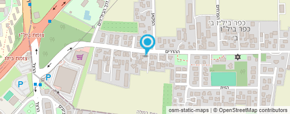 מפת הגעה אל משתלת בילובמבו