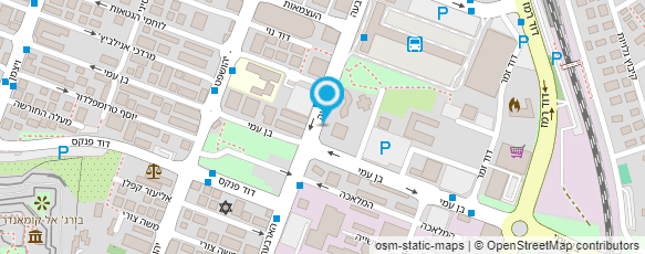 מפת הגעה אל עו"ד גולדנבלום - צפריר מעיין