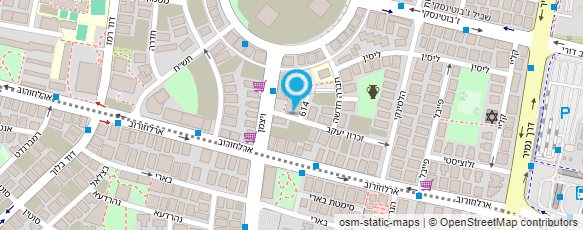 מפת הגעה אל גלריה דור dorfineart