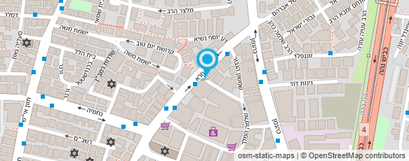 מפת הגעה אל "ספרייתי" - האחים גיטלר