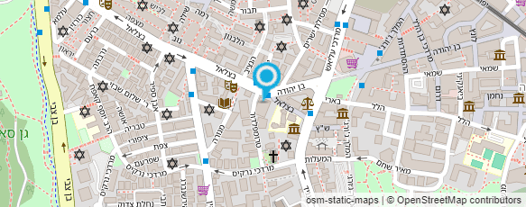 מפת הגעה אל מחשבי ירושלים