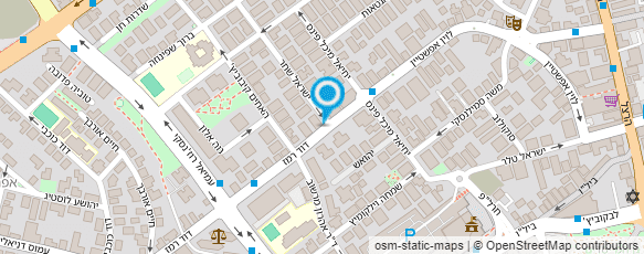 מפת הגעה אל ד"ר אברהם צצישוילי-אורולוג