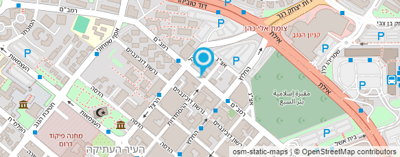 מפת הגעה אל מרפאת שיניים ד"ר אלקרנאוי באהר