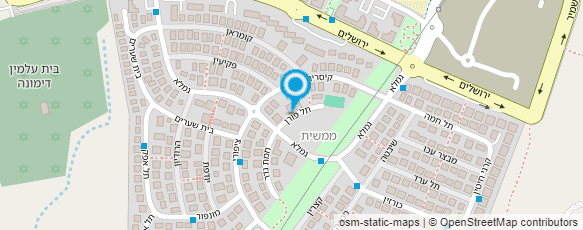 מפת הגעה אל חלומתוק בר מתוקים