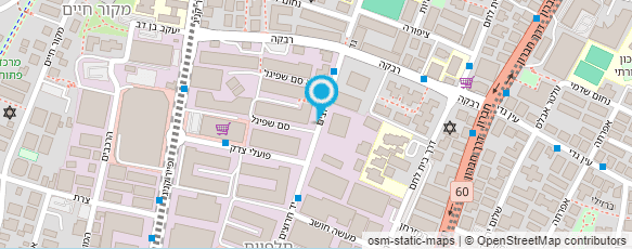 מפת הגעה אל עו"ד עמון מעיין נופר