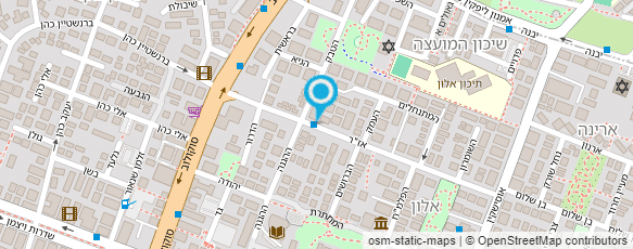 מפת הגעה אל אלברג עופר