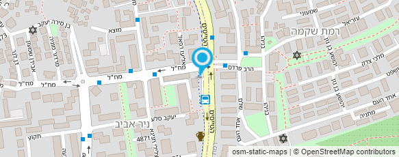 מפת הגעה אל ג'אסט מוב Just Move שרותי הובלה