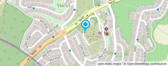 מפת הגעה אל צופיה שטיינמץ סטודיו הצלמת