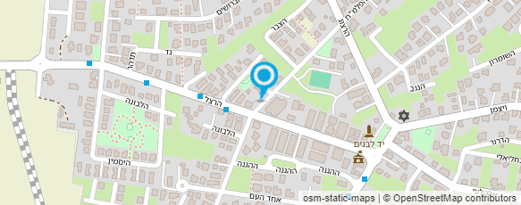 מפת הגעה אל וטרינרים במושבה - ד"ר גיל הדר