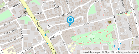 מפת הגעה אל ד"ר  ברוריה בן מאיר