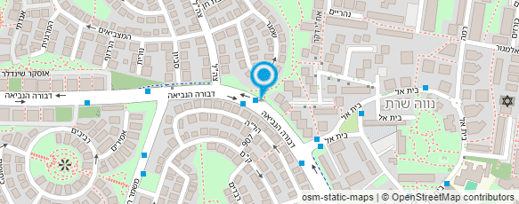 מפת הגעה אל שירה - איפור ותסרוקות