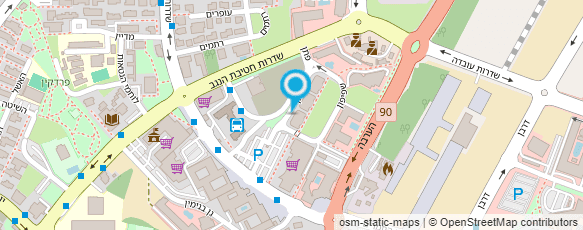 מפת הגעה אל מכללת לוינסקי לחינוך