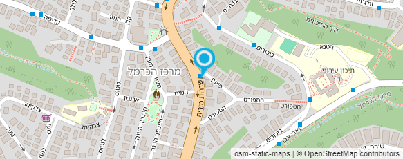 מפת הגעה אל איטום הכרמל מפת הגעה אל איטום הכרמל