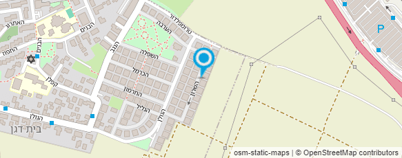 מפת הגעה אל הגנן מבית דגן