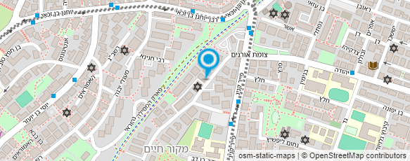 מפת הגעה אל עו"ד גירארשטיין סילבי