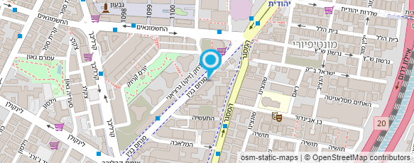 מפת הגעה אל עו"ד מוסקוביץ' יעל