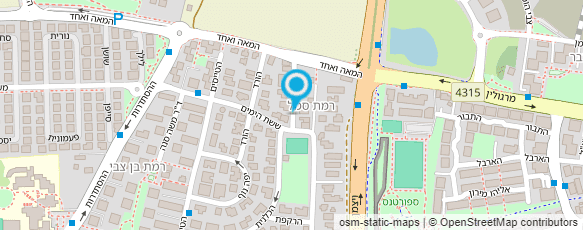 מפת הגעה אל עו"ד עיני אופיר