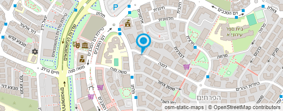 מפת הגעה אל שיר מור איפור כלות