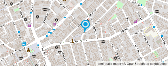 מפת הגעה אל נועה אופיר-עיצוב גרפי