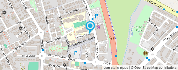 מפת הגעה אל סי.אייץ' עיצוב שיער C.H hair style