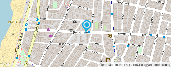 מפת הגעה אל אסף צברי עיצוב שיער