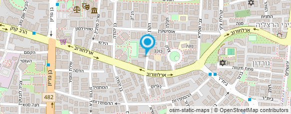 מפת הגעה אל אורי שור תיקון גיטרות