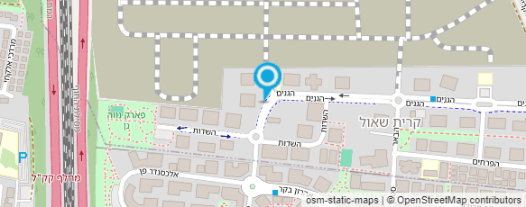 מפת הגעה אל ד"ר יהושע גושן