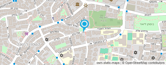 מפת הגעה אל עו"ד יותם בן הילל