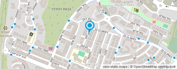 מפת הגעה אל רביד ציפורניים בשדרות