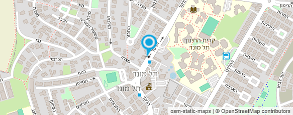 מפת הגעה אל מקדונלד'ס