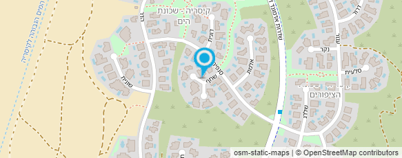 מפת הגעה אל רונית תכנון גינות