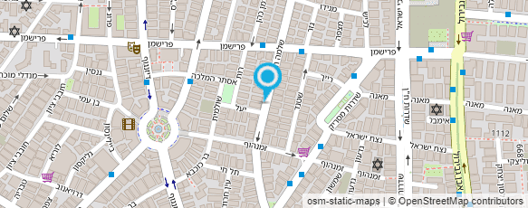 מפת הגעה אל המספרה של אנה טרטקובסקי