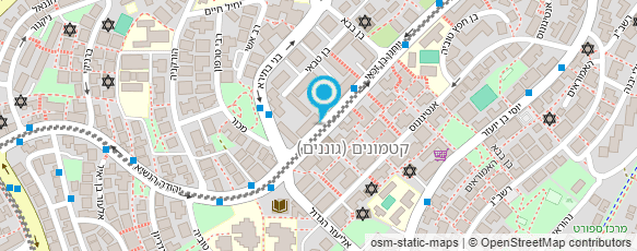 מפת הגעה אל כלב מנוף הרמה בירושלים מפת הגעה אל כלב מנוף הרמה בירושלים