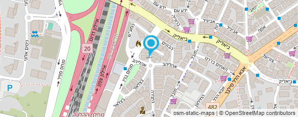 מפת הגעה אל עו"ד שטיינברגר חיים