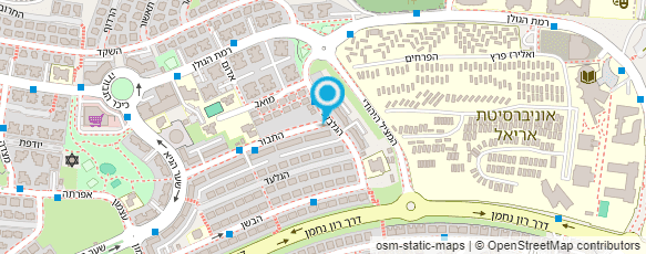 מפת הגעה אל מוניות בן אליעזר אלי