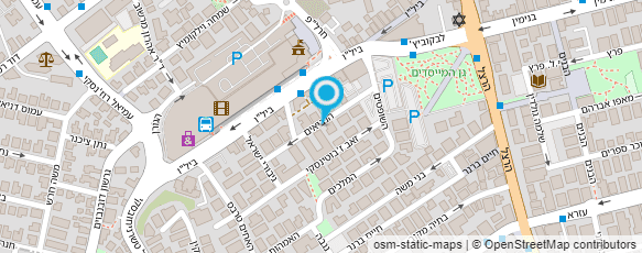 מפת הגעה אל ד"ר קפוסטיאנסקי אליה