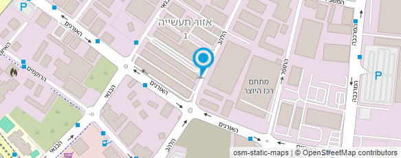 מפת הגעה אל kmd פיתוח מוצרי פרסום