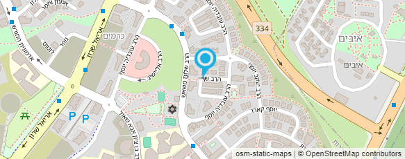 מפת הגעה אל ד"ר אדינייב רפאל